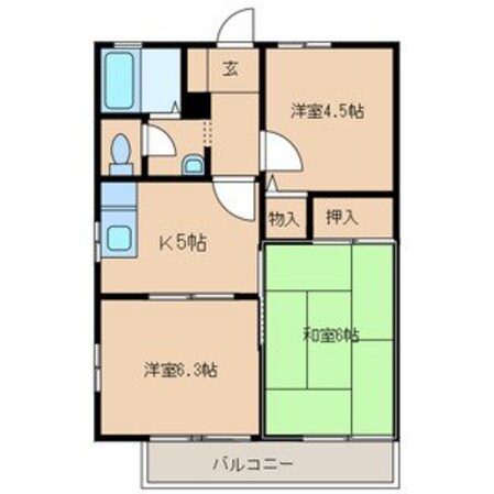 アムール宮久保の物件間取画像